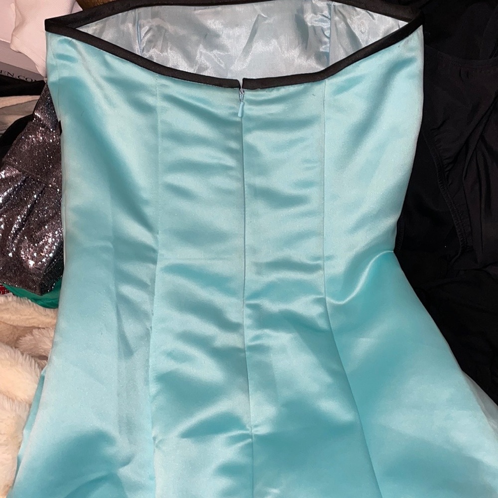 Gunne Sax 5/6 Jessica McClintock Strapless Prom Homecoming Formal Gown - Picture 5 of 16